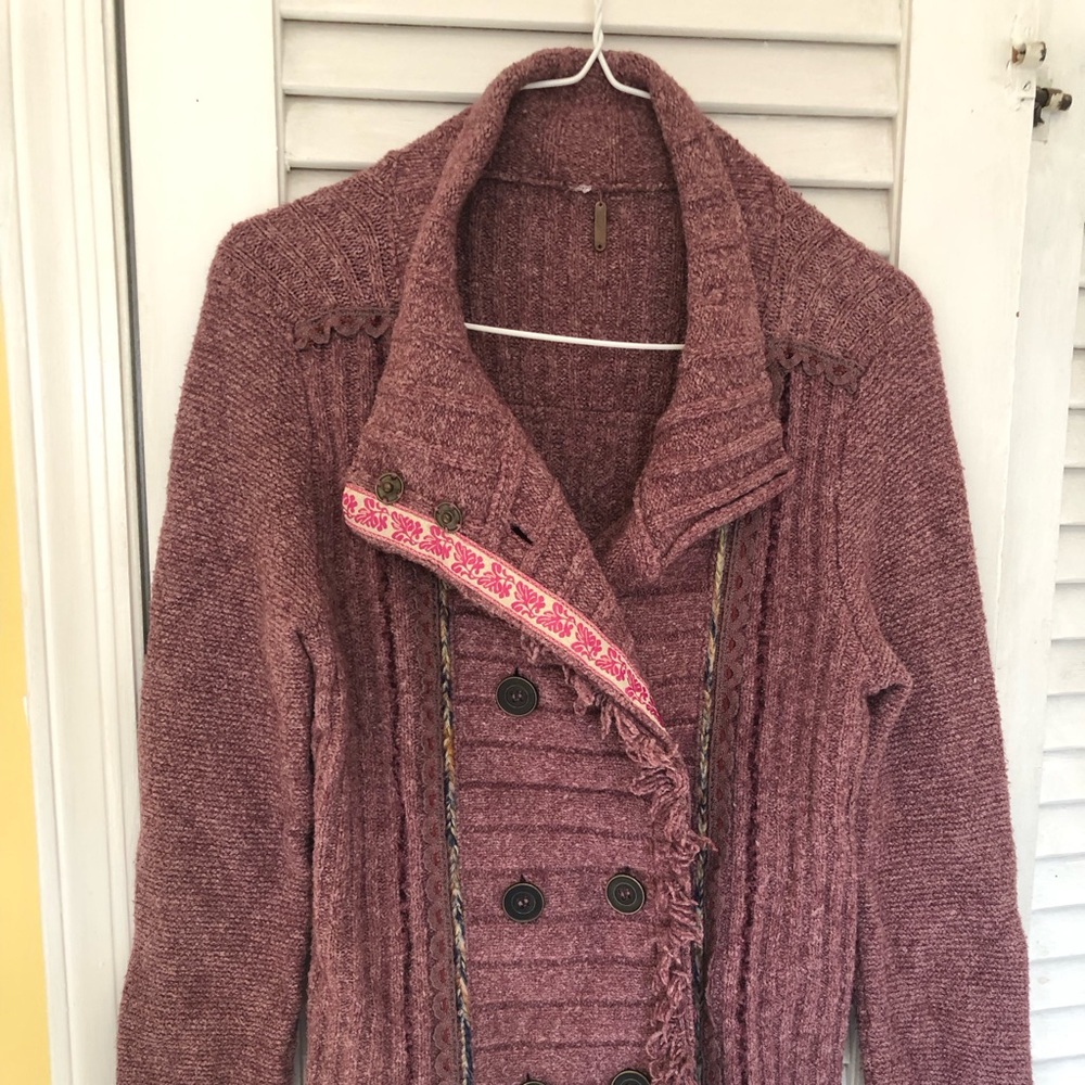 Free People Cardigan Sweater Size Small Gently Worn